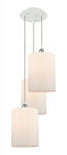 Innovations Lighting 113B-3P-WPC-G111-L - Cobbleskill - 3 Light - 16 inch - White Polished Chrome - Cord Hung - Multi Pendant