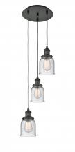 Innovations Lighting 113F-3P-BK-G54 - Cone - 3 Light - 12 inch - Matte Black - Cord hung - Multi Pendant