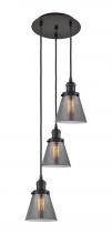 Innovations Lighting 113F-3P-OB-G63 - Cone - 3 Light - 13 inch - Oil Rubbed Bronze - Cord hung - Multi Pendant