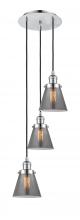 Innovations Lighting 113F-3P-PC-G63 - Cone - 3 Light - 13 inch - Polished Chrome - Cord hung - Multi Pendant