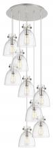 Innovations Lighting 119-410-1PS-PN-G412-8CL - Newton Bell - 9 Light - 22 inch - Polished Nickel - Multi Pendant