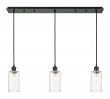 Innovations Lighting 123B-3P-BK-G434-7CL - Crown Point - 3 Light - 37 inch - Matte Black - Linear Pendant