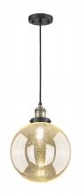Innovations Lighting 201C-BAB-G208-10 - Beacon - 1 Light - 10 inch - Black Antique Brass - Cord hung - Mini Pendant