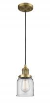 Innovations Lighting 201C-BB-G52 - Bell - 1 Light - 5 inch - Brushed Brass - Cord hung - Mini Pendant