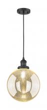 Innovations Lighting 201C-BK-G208-10 - Beacon - 1 Light - 10 inch - Matte Black - Cord hung - Mini Pendant
