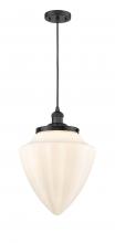 Innovations Lighting 201C-BK-G661-12 - Bullet - 1 Light - 12 inch - Matte Black - Cord hung - Mini Pendant