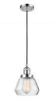 Innovations Lighting 201C-PC-G172 - Fulton - 1 Light - 7 inch - Polished Chrome - Cord hung - Mini Pendant