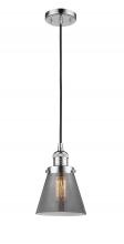 Innovations Lighting 201C-PC-G63 - Cone - 1 Light - 6 inch - Polished Chrome - Cord hung - Mini Pendant