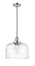 Innovations Lighting 201C-PC-G713-L - Bell - 1 Light - 12 inch - Polished Chrome - Cord hung - Mini Pendant