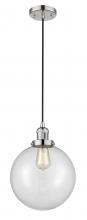 Innovations Lighting 201C-PN-G202-10 - Beacon - 1 Light - 10 inch - Polished Nickel - Cord hung - Mini Pendant