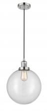 Innovations Lighting 201C-PN-G202-12 - Beacon - 1 Light - 12 inch - Polished Nickel - Cord hung - Mini Pendant