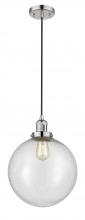 Innovations Lighting 201C-PN-G204-12 - Beacon - 1 Light - 12 inch - Polished Nickel - Cord hung - Mini Pendant