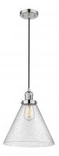 Innovations Lighting 201C-PN-G44-L - Cone - 1 Light - 12 inch - Polished Nickel - Cord hung - Mini Pendant