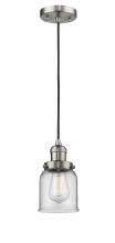 Innovations Lighting 201C-SN-G52 - Bell - 1 Light - 5 inch - Brushed Satin Nickel - Cord hung - Mini Pendant