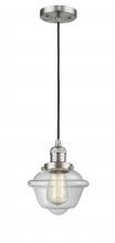 Innovations Lighting 201C-SN-G532 - Oxford - 1 Light - 7 inch - Brushed Satin Nickel - Cord hung - Mini Pendant