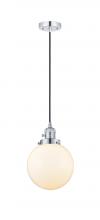 Innovations Lighting 201CSW-PC-G201-8 - Beacon - 1 Light - 8 inch - Polished Chrome - Cord hung - Mini Pendant