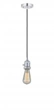 Innovations Lighting 201CSW-PC - Bare Bulb - 1 Light - 3 inch - Polished Chrome - Cord hung - Mini Pendant