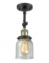 Innovations Lighting 201F-BAB-G54 - Bell - 1 Light - 5 inch - Black Antique Brass - Semi-Flush Mount