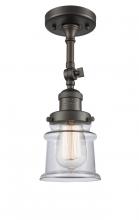 Innovations Lighting 201F-OB-G182S - Canton - 1 Light - 5 inch - Oil Rubbed Bronze - Semi-Flush Mount