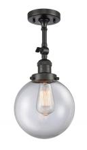 Innovations Lighting 201F-OB-G202-8 - Beacon - 1 Light - 8 inch - Oil Rubbed Bronze - Semi-Flush Mount