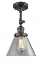 Innovations Lighting 201F-OB-G42 - Cone - 1 Light - 8 inch - Oil Rubbed Bronze - Semi-Flush Mount