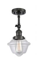 Innovations Lighting 201F-OB-G532 - Oxford - 1 Light - 7 inch - Oil Rubbed Bronze - Semi-Flush Mount