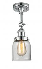 Innovations Lighting 201F-PC-G52 - Bell - 1 Light - 5 inch - Polished Chrome - Semi-Flush Mount