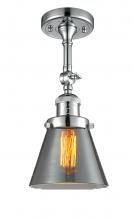 Innovations Lighting 201F-PC-G63 - Cone - 1 Light - 6 inch - Polished Chrome - Semi-Flush Mount