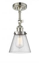 Innovations Lighting 201F-PN-G64 - Cone - 1 Light - 6 inch - Polished Nickel - Semi-Flush Mount