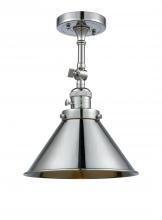 Innovations Lighting 201FSW-PC-M10-PC-LED - Briarcliff 1 Light Semi-Flush Mount