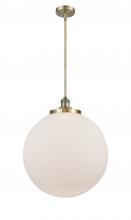 Innovations Lighting 201S-AB-G201-18 - Beacon - 1 Light - 18 inch - Antique Brass - Stem Hung - Pendant