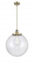 Innovations Lighting 201S-AB-G202-16 - Beacon - 1 Light - 16 inch - Antique Brass - Stem Hung - Pendant