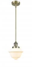 Innovations Lighting 201S-AB-G531-LED - Oxford - 1 Light - 8 inch - Antique Brass - Stem Hung - Mini Pendant