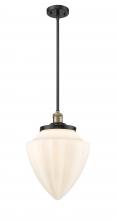 Innovations Lighting 201S-BAB-G661-12 - Bullet - 1 Light - 12 inch - Black Antique Brass - Stem Hung - Mini Pendant