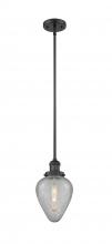 Innovations Lighting 201S-BK-G165 - Geneseo - 1 Light - 7 inch - Matte Black - Stem Hung - Mini Pendant