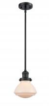 Innovations Lighting 201S-BK-G321 - Olean - 1 Light - 7 inch - Matte Black - Stem Hung - Mini Pendant