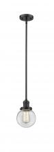 Innovations Lighting 201S-OB-G202-6 - Beacon - 1 Light - 6 inch - Oil Rubbed Bronze - Stem Hung - Mini Pendant