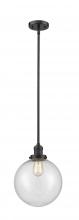 Innovations Lighting 201S-OB-G204-10 - Beacon - 1 Light - 10 inch - Oil Rubbed Bronze - Stem Hung - Mini Pendant