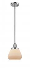 Innovations Lighting 201S-PC-G171 - Fulton - 1 Light - 7 inch - Polished Chrome - Stem Hung - Mini Pendant