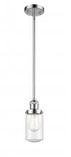 Innovations Lighting 201S-PC-G314 - Dover - 1 Light - 5 inch - Polished Chrome - Stem Hung - Mini Pendant