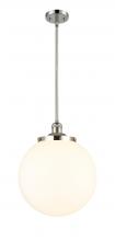 Innovations Lighting 201S-PN-G201-14 - Beacon - 1 Light - 14 inch - Polished Nickel - Stem Hung - Pendant