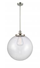 Innovations Lighting 201S-PN-G204-18 - Beacon - 1 Light - 18 inch - Polished Nickel - Stem Hung - Pendant