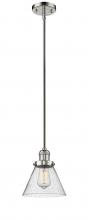 Innovations Lighting 201S-PN-G44 - Cone - 1 Light - 8 inch - Polished Nickel - Stem Hung - Mini Pendant