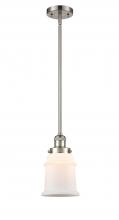 Innovations Lighting 201S-SN-G181 - Canton - 1 Light - 7 inch - Brushed Satin Nickel - Stem Hung - Mini Pendant