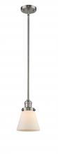 Innovations Lighting 201S-SN-G61 - Cone - 1 Light - 6 inch - Brushed Satin Nickel - Stem Hung - Mini Pendant