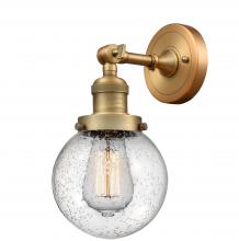 Innovations Lighting 203-BB-G204-6 - Beacon - 1 Light - 6 inch - Brushed Brass - Sconce