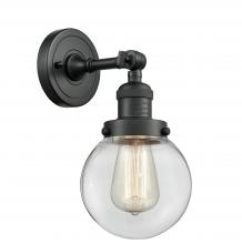 Innovations Lighting 203-BK-G202-6 - Beacon - 1 Light - 6 inch - Matte Black - Sconce