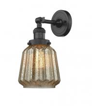 Innovations Lighting 203-OB-G146-LED - Chatham - 1 Light - 7 inch - Oil Rubbed Bronze - Adjustable Sconce