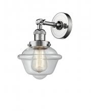 Innovations Lighting 203-PC-G532 - Oxford - 1 Light - 8 inch - Polished Chrome - Sconce