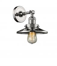 Innovations Lighting 203-PN-M1 - Railroad - 1 Light - 8 inch - Polished Nickel - Sconce